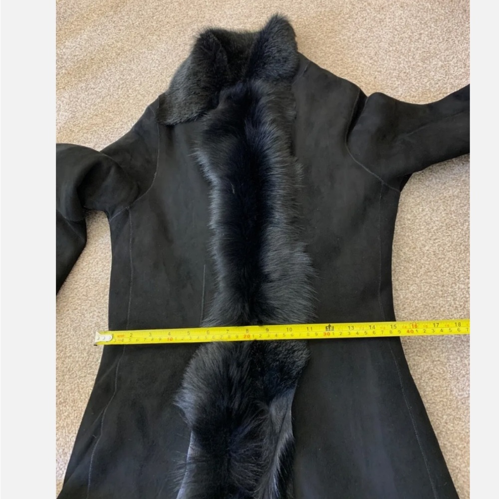 Black Shearling Jacket - image 8